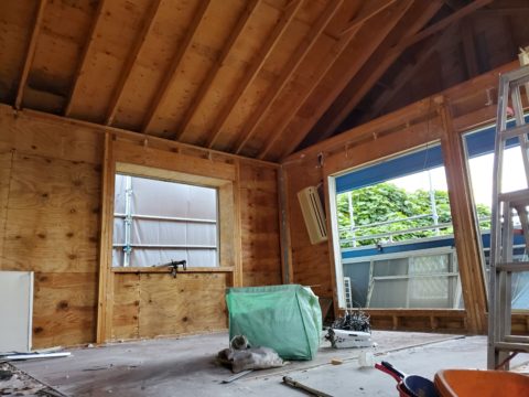 ２×４工法木造家屋の解体